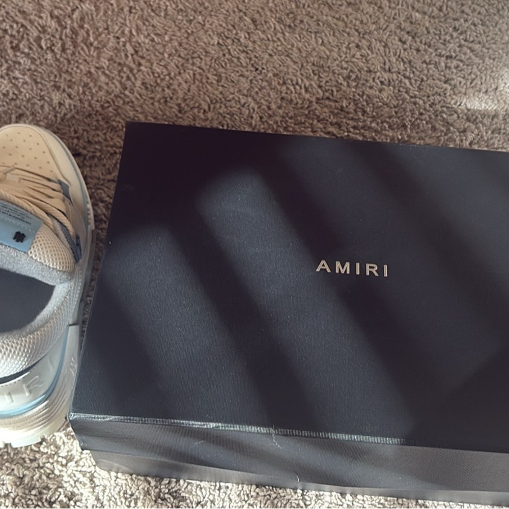 Amiri Sneakers Blue and White